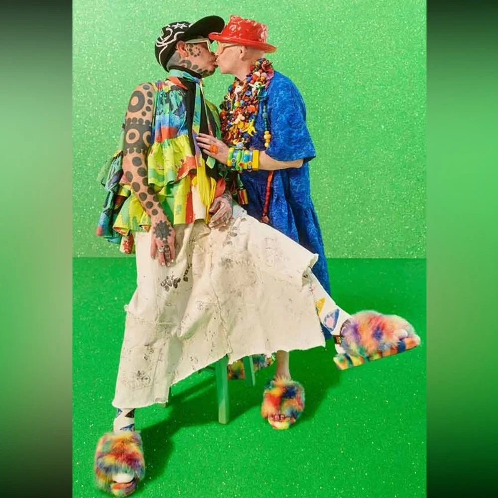 ๐๐๐ UGG NEW FLUFF PRIDE SLIPPER ๐๐๐ - Picture 3 of 12